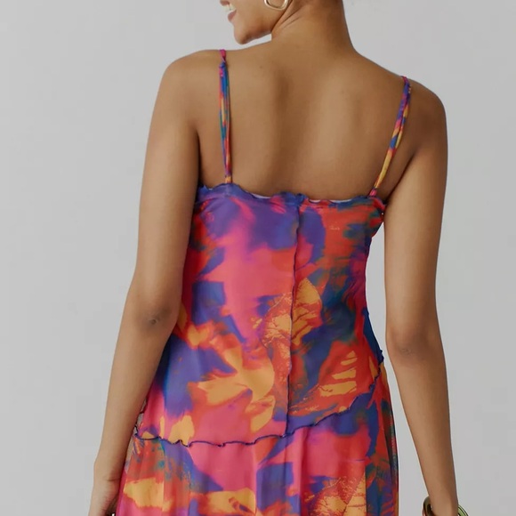 Urban Outfitters Moxie Mesh Mini Slip Dress - Picture 4 of 6